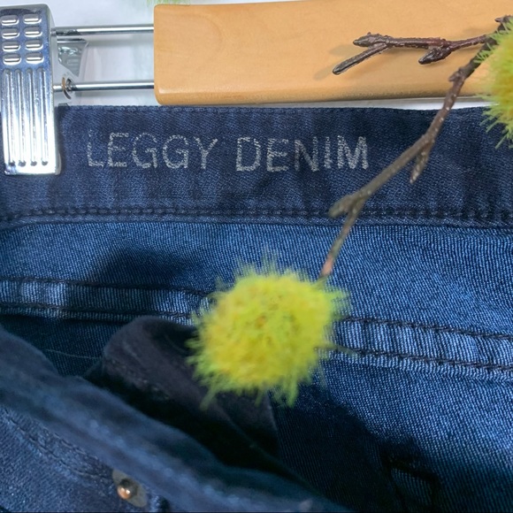 J.Crew Leggy Denim Stretch Skinnies Skinny jeans Dark Wash Size 32  plus sz EUC - Picture 6 of 16